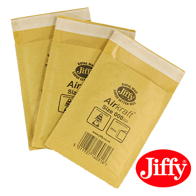 Jiffy Size JL000 (A) Envelopes - 90x145mm